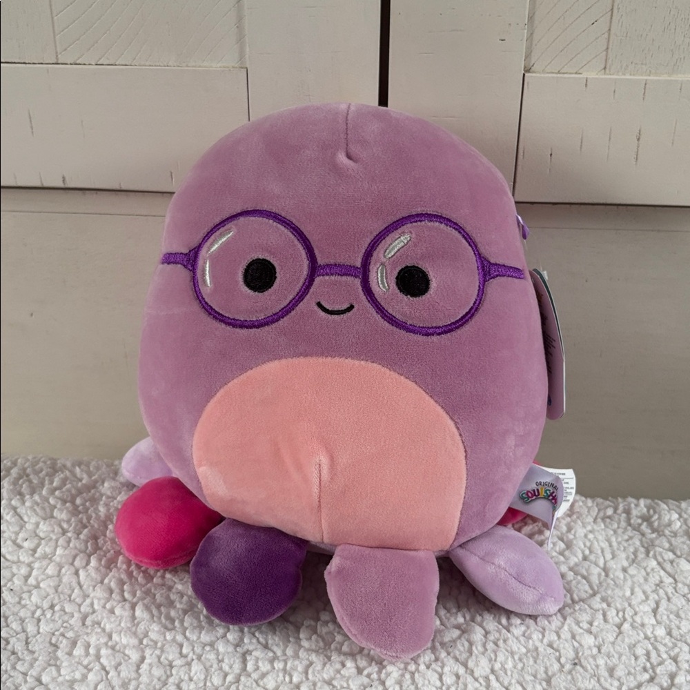 Beula Purple and Pink Octopus Squishmallow 8 inch
